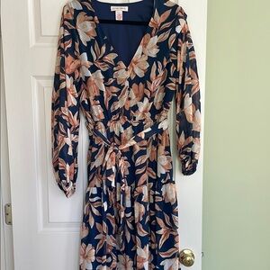 Flying tomato Floral Navy Dress